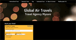 Desktop Screenshot of globalairtravels.com